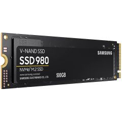 500GB SSD NVMe M.2 Gen3 x4 Type 2280 Samsung 980 MZ-V8V500BW, Read 3100MB/s, Write 2600MB/s