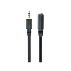 Gembird CCA-423-5M audio 3.5 mm stereo extension cable, 5 m, 3.5mm stereo plug to 3.5mm stereo socket