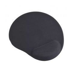 Коврик для мыши Gembird MP-GEL-BK Black Gel mouse pad with wrist rest