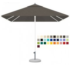 Зонт CREMA EOS EO2525B (Италия), 250x250 cм + Ветрозащитный купол + Чехол на молнии (200 см) + База для зонта B24 (50 kg) (Зонт для сада террасы бассейна)