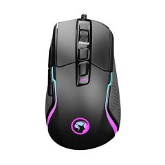 Мышь игровая MARVO G957, Gaming mouse 10000dpi adjustable, Optical sensor (Pixart), 7 programmable buttons, RGB, Advanced configuration, Braided cable, USB, Black