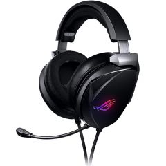 Проводные игровые наушники  ASUS Gaming Headset ROG THETA 7.1, USB-C gaming headset with 7.1 surround sound, AI noise-cancelling microphone, ROG home-theater-grade 7.1 DAC, ESS quad-drivers, Headphones 20 ~ 40000 Hz, Mic 100 ~ 10000 Hz, RGB lighting