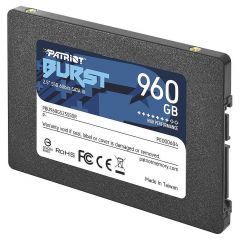 Внутрений высокоскоростной накопитель 960GB SSD 2.5" Patriot Burst PBE960GS25SSDR, 7mm, Read 450MB/s, Write 320MB/s, SATA III 6.0 Gbps