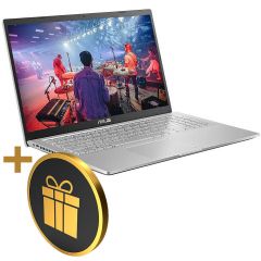 Ноутбук 15.6 ASUS VivoBook X515JA Silver, Intel Core i7-1065G7 1.3-3.9GHz/16GB DDR4/SSD 512GB/Intel Iris Plus Graphics/WiFi 802.11AC/BT/USB Type-C/HDMI/HD WebCam/15.6" IPS FHD Anti-Glare 250nits