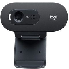 Logitech C505e HD Business Webcam, HD 720p 30fps video, Diagonal Field of View 60 degrees, RightLight 2, Noise Cancelling Mic omni-directional long range pickup, 960-001372