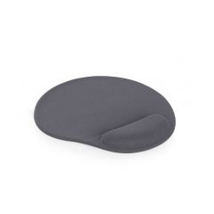 Коврик для мыши Gembird MP-GEL-GR, Gel mouse pad with wrist support, grey (Эргономичный коврик для мыши с гелевым валиком под запястье)