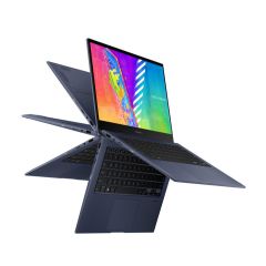 Ноутбук 14 ASUS Vivobook Flip 14 TP1401KA Slate Gray, Intel Pentium Silver N6000 1.1-3.3GHz/8GB DDR4/SSD 256GB/Intel UHD/WiFi 802.11AC/BT4.1/USB Type C/HDMI/HD WebCam/Number Pad/Illum. Keyb/14" HD Touchscreen