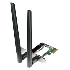 D-Link DWA-582/RU/B1A Wireless AC1200 Dual-band PCI Express Adapter, 802.11a/b/g/n and 802.11ac, switchable Dual band 2.4 GHz or 5 GHz. Up to 867 Mbps data transfer rate in 802.11ac mode