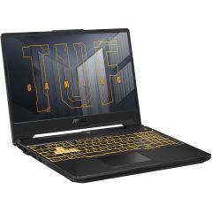 Ноутбук 15.6" ASUS TUF Gaming F15 FX506HC, Intel i5-11400H 2.7-4.5GHz/8GB DDR4 3200/M.2 NVMe 512GB SSD/GeForce RTX3050 4GB GDDR6/WiFi 6 802.11ax/BT5.1/USB Type C/HDMI/Backlit RGB Keyboard/15.6" FHD IPS LED-backlit 144Hz