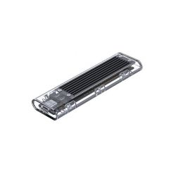 SSD External case Gembird EE2280-U3C-02, M.2 NVMe SSD  USB 3.1 enclosure for M.2 NVMe drives, transparent, 10 Gbps SuperSpeed+ data transfer, Supports 22 mm M.2 (NGFF) drives up to 2 TB (carcasa externa pentru HDD/корпус внешний для HDD)