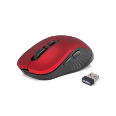 Мышь SVEN RX-560SW Wireless Red, Optical Mouse, 2.4GHz, Nano Receiver, 800/1200/1600dpi, 5+1