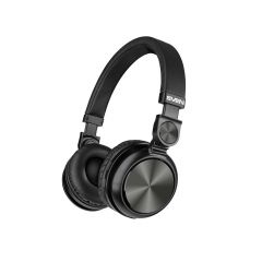 Беспроводные стереонаушники с микрофоном SVEN AP-B650MV Black, Bluetooth Headphones with microphone, Bluetooth v.5.0, battery up to 8 h, range up to 10 m, call acceptance, track switching control, Black