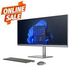 Компьютер моноблок 34 HP ENVY 34 All-in-One Silver, Intel Core i5-11400 2.6-4.4GHz/16GB DDR4/SSD 512GB/NVIDIA GeForce GTX 1650 4 GB GDDR6X/ Webcam/ Speakers 2x2.5W/ Wi-Fi 6+BT 5.2/ Gigabit LAN/ 34 WUHD