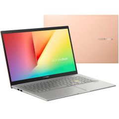 Ноутбук 15.6 ASUS VivoBook OLED K513EA Hearty Gold Metal Case, Intel i3-1125G4 2.0-3.7GHz/8GB/SSD 256GB/Intel UHD Graphics/WiFi 6 802.11ax/BT5.0/USB Type C/HDMI/HD WebCam/Illuminated Keyb./15.6 FHD OLED NanoEdge Anti-glare