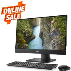 Компьютер моноблок 23.8 Dell OptiPlex 5480 Black, Intel Core i5-10500T 2.3-3.8GHz/8GB DDR4/SSD 256GB/Intel UHD Graphics 630/Webcam FHD/Speakers 2x2W/WiFi 6 802.11AX+BT 5.0/Gigabit LAN/23.8 FHD 1920x1080 IPS non-Touch Anti-Glare/Keyboard&Mouse/Ubuntu/ All-