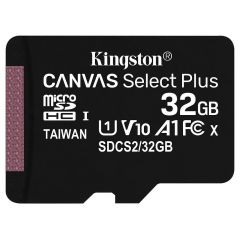 32GB Kingston Canvas Select Plus SDCS2/32GBSP microSDHC, 100MB/s, (Class 10 UHS-I) (card de memorie/карта памяти)