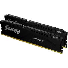 Оперативная Память 16GB DDR5 Dual-Channel Kit Kingston HyperX FURY Beast Black KF556C40BBK2-16 16GB