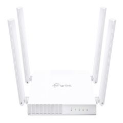 TP-LINK Archer C24, "AC750 Dual Band Wi-Fi Router, SPEED: 300 Mbps at 2.4 GHz + 433 Mbps at 5 GHz, SPEC: 4×Antennas, 1×10/100M WAN Port, 4×E10/100M LA