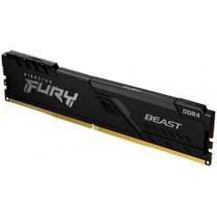 8GB DDR4-3600  Kingston HyperX FURY BEAST DDR4, PC28800, CL17, 1.35V, Auto-overclocking, Asymmetric BLACK heat spreader, Intel XMP Ready  KF436C17BB/8