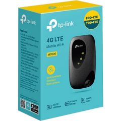TP-LINK M7000 150Mbps 4G LTE Mobile Wi-Fi, Build-In 150Mbps 4G LTE Modem, SPEED: 300 Mbps at 2.4 GHz, 4G Cat4 150/50 Mbps, SPEC: LTE-FDD/LTE-TDD/HSPA