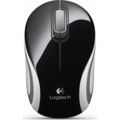Logitech Wireless Mini Mouse M187 Black, Optical Mouse, Nano receiver, Black/White, Retail