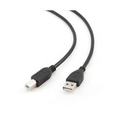 Gembird CCP-USB2-AMBM-6, Cable USB2.0 Professional series, 1.8 m, USB 2.0 A-plug B-plug, Black (cablu USB/кабель USB)
