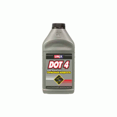 Тормозная жидкость DOT-4 UNiX, 910 гр