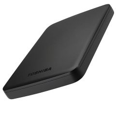 Внешний жесткий диск 2.5 1TB External HDD Toshiba Canvio Basics USB-C HDTB410EK3AB, Black, USB 3.2 Gen1, USB Type-C Cable