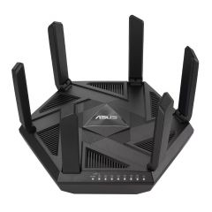 Беспроводной WiFi роутер ASUS RT-AXE7800 Tri-band WiFi 6E (802.11ax) Router, New 6GHz Band, Wireless-AX7800 574 Mbps+4804 Mbps+2402 Mbps, Tri Band 2.4GHz/5GHz/6GHz for up to super-fast 7.8Gbps, 2.5G BaseT for WAN x 1, Gigabit LAN x 4, USB 3.2 (router wire