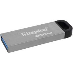 Память 256GB USB3.2 Kingston DataTraveler Kyson Silver, Metal casing, Compact and lightweight DTKN/256GB