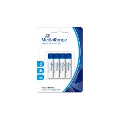 Батарейки MediaRange Premium Alkaline Batteries Micro AAA LR03 1.5V Pack 4pcs