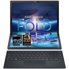 Ноутбук ASUS ZenBook 17 Fold OLED UX9702 17.3 Display/Intel i7-1250U 3.5-4.7Ghz/16GB DDR5/SSD 1TB M.2 NVMe G4/Intel Iris Xe Graphics/WiFi 6E 802.11ax/BT5.0/HDMI/HD WebCam/Illum. Keyb./17.3 OLED WQXGA Backlit NanoEdge 350nits (2560x1920)/Win11 UX9702AA-MD0