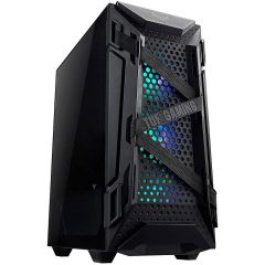 Case ATX Miditower ASUS TUF Gaming GT301 Black no PSU, 2x USB 3.1, Audio-out&Mic, Front: 3 x 120mm Addressable RGB DC Fans AURA Sync, Rear: 1 x 120mm DC Fan (carcasa/корпус)