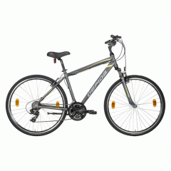 Велосипед городской мужской ALBOIN 200CRS 28" M-21S Рост-48 серо-желтый
