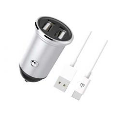 Зарядные устройства HELMET HLPCARC2USBMSLCar Charger 2USB 2.4A Micro USB Cable