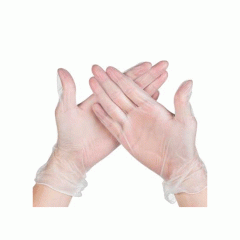 Одноразовые перчатки виниловые L пара