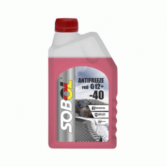 Антифриз -40 G-12+ красный 1л Sobol