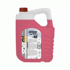 Антифриз -40 G-12+ красный 10л Sobol