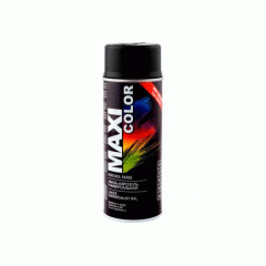 Аэрозольная краска Maxi Color  MX9011 RAL9011 Графитовый черный 400ml