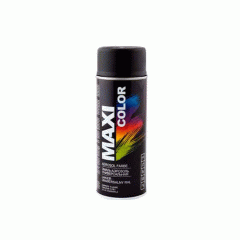 Спрей-краска MX9017 Maxi Color RAL9017 Черная глянец 400ml