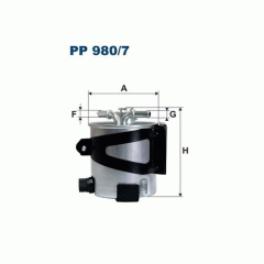 Топливный Фильтр Filong Filter FF 7006A (PP 980/7)-(HDF 581)