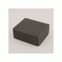 Sponge, soft, black 999038 мягкая губка средней плотности