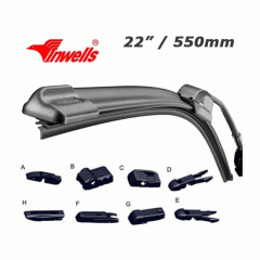 Щетка стеклоочистителя бескаркасная дворники Inwells  22 550mm для легковых автомобилей