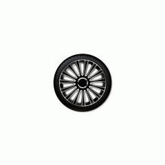 Колпаки для колес  13 Le Mans Pro Silver Black