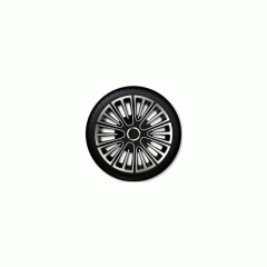 Колпаки для колес  13 Motion Silver Black