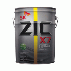 Корейское масло ZIC X7 10W-40 Diesel 20L