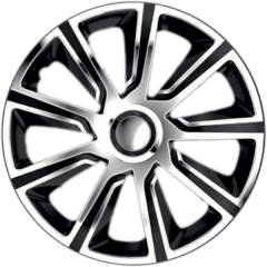Колпаки для колес  13 VERON CHROME & BLACK