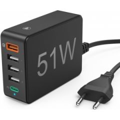 Hama 5 Ports Quick Charger 51W