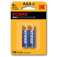Kodak Alkaline Micro AAA 2 pack