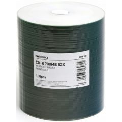 OMEGA CD-R WHITE FF INK PRINTABLE 100*SPINDLE